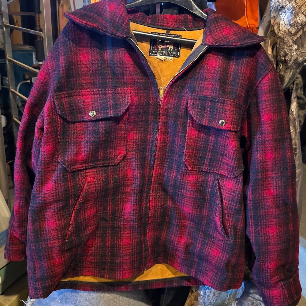 Vintage Woolrich Wooden Mills Coat